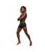 Male Power Pouch Short - M - Black