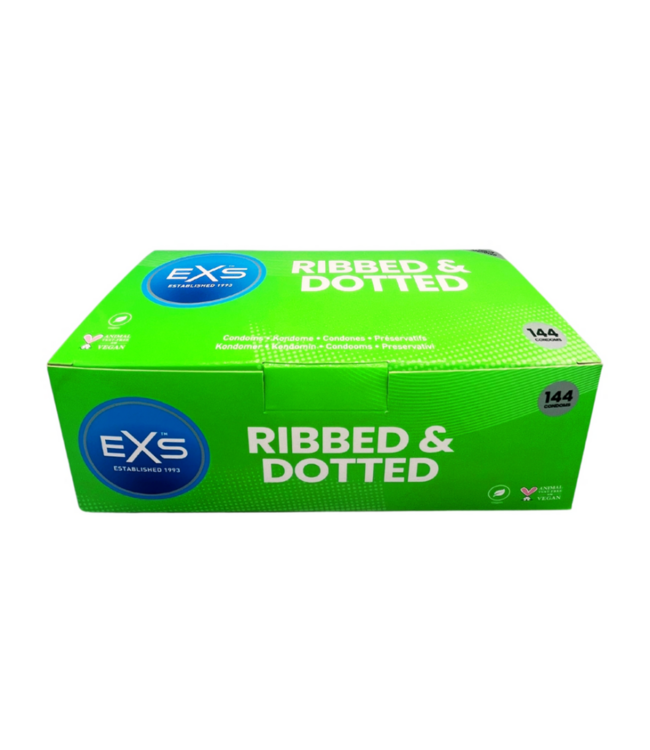EXS 3 in 1 - Ribbed, Dotted and Flared - Condoms - 144 Pieces