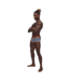 Male Power Uplift Mini Short - XL - Grey