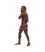 Male Power Mini Short - S - Burgundy