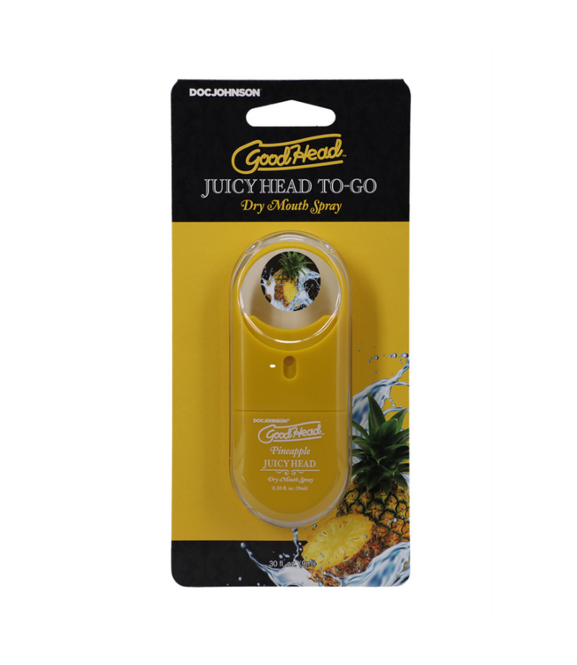 Juicy Head - Dry Mouth Spray To-Go - Pineapple - 0.3 fl oz / 9 ml