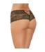 Dreamgirl Open Crotch Boy Short - L - Black