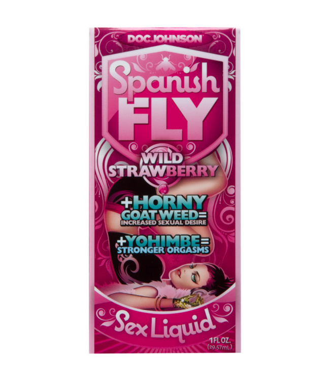 Sex Drops - Stimulating Drops - Wild Strawberry - 1 fl oz / 30 ml