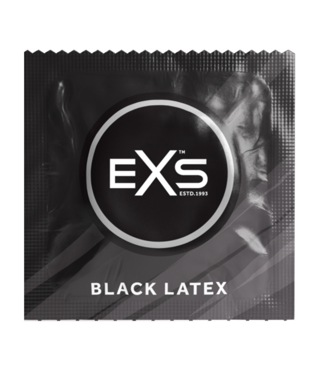 EXS Black Latex - Condoms - 12 Pieces