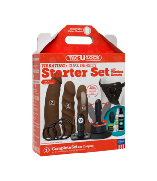 Doc Johnson Vibrating Dual Density ULTRASKYN Toys Set + Remote Control