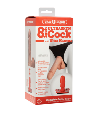 Doc Johnson ULTRASKYN Harness and Dildo - 8 / 20 cm