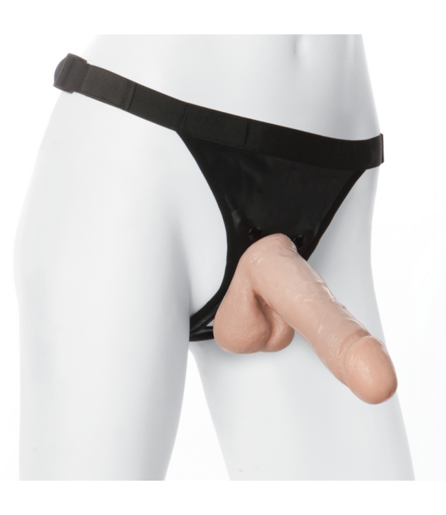 Realistische Dildo met Ultra Harnas - 7 / 18 cm - Vanille