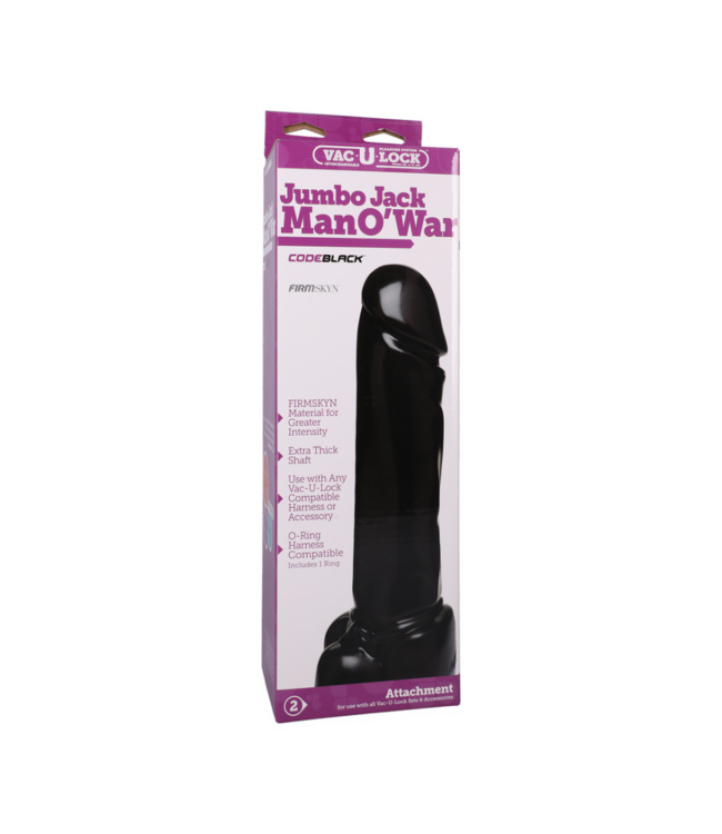 CodeBlack - Jumbo Jack Dildo - 10 / 25 cm