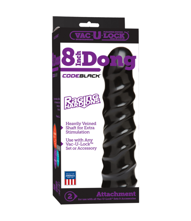 CodeBlack - Raging Hard Dildo - 8 / 20 cm