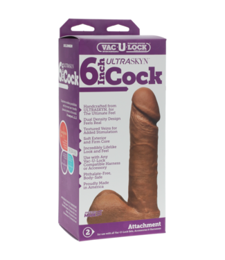 Doc Johnson UR3 Cock - 6 / 16 cm - Brown