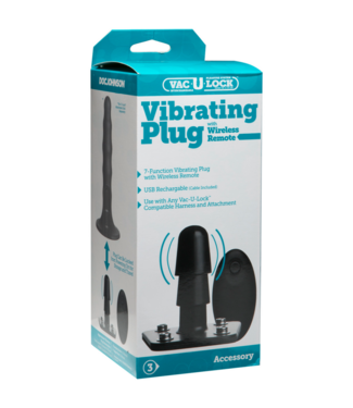 Doc Johnson Vibrating Plug with Wireless Remote Control