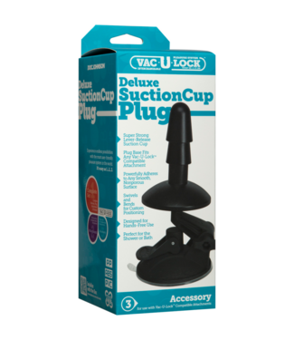 Doc Johnson Deluxe Suction Cup Plug Accessory - 2 Pieces