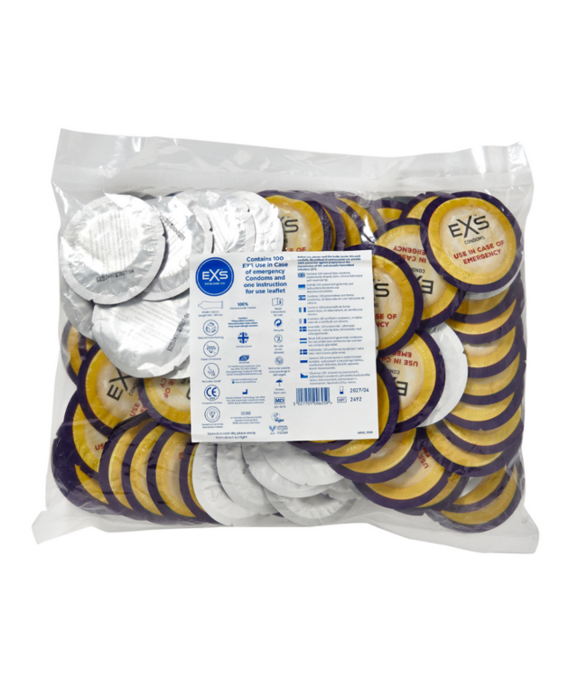 EXS Use In Case of Emergency! - Condoms - 100 Pieces