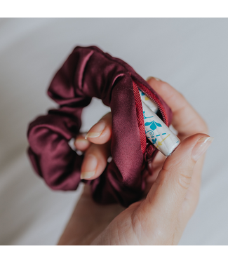 My Own Filo Scrunchie with Secret Pocket - Purple