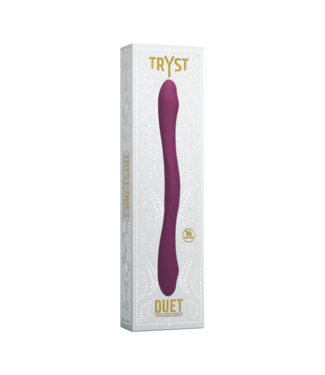 Doc Johnson Duet - Double Ended Vibrator with Wireless Remote - Berry
