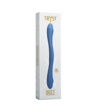 Doc Johnson Duet - Double Ended Vibrator with Wireless Remote - Periwinkle