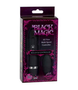 Doc Johnson Bullet and Controller - Multispeed - Black
