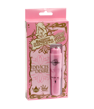 Doc Johnson Naughty Secrets - Devices of Desire - Pocket Rocket - Pink