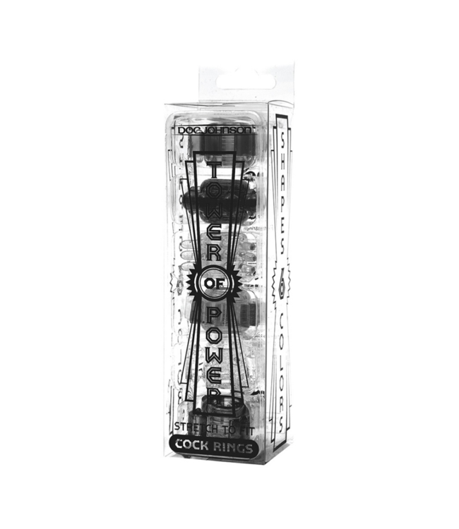 Tower Of Power - Cockring Set - 6 Pieces
