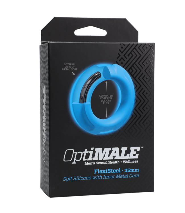Flexisteel - Silicone Inner Metal Core - 35 mm - Blue