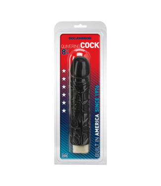 Doc Johnson Quivering Cock - Realistic Multispeed Vibrator - 8 / 20 cm