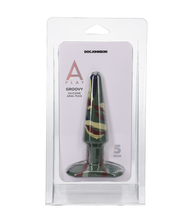 Groovy - Silicone Anal Plug - 5 / 12 cm - Camouflage