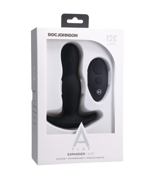 Expander - Silicone Anal Plug with Remote Control