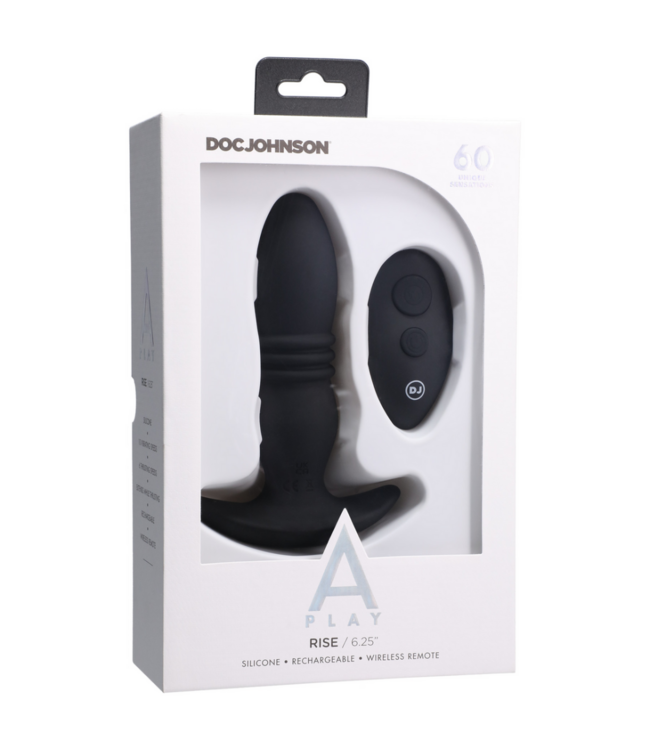 Rise - Silicone Anal Plug with Remote Control