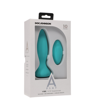 Doc Johnson Vibe - Advanced Silicone Anal Plug with Remote Control