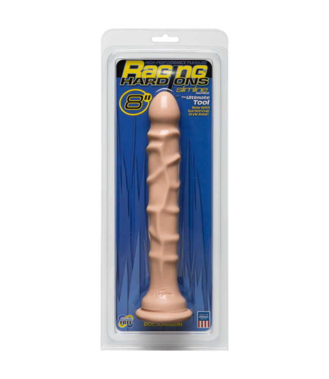 Slimline Dong with Suction Cup - 8 / 20 cm - Vanilla