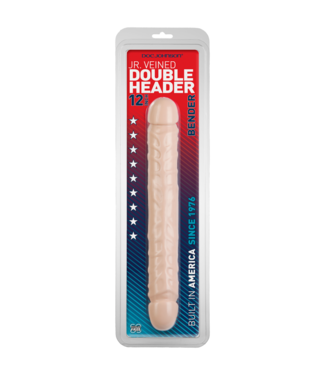 Doc Johnson Jr. Veined Double Header - Dildo with Double Ends - 12 / 30 cm
