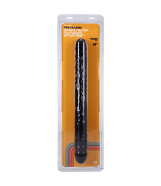 Doc Johnson Veined Double Header - Dildo with Double Ends - 18 / 45 cm