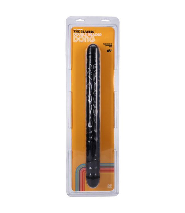 Veined Double Header - Dildo with Double Ends - 18 / 45 cm