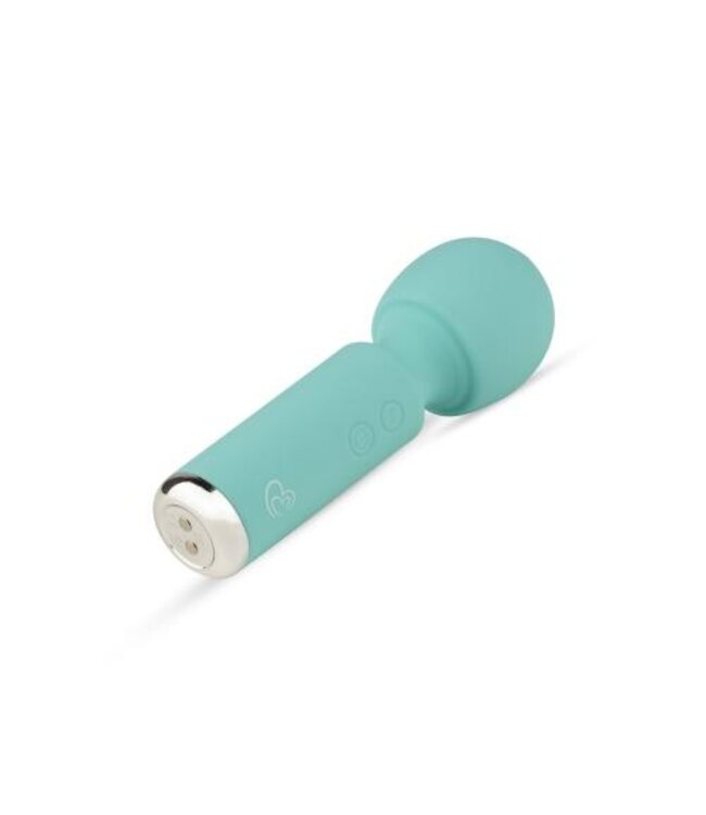 Mini Vibe Wand Vibrator - Aqua