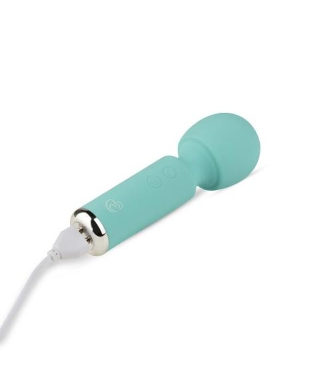 Mini Vibe Wand Vibrator - Aqua