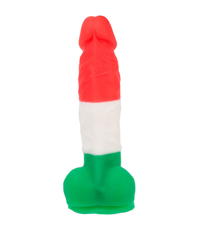 Addiction - Leonardo 18 cm Rood/Wit/Groen