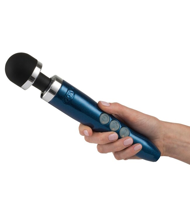 Die Cast 3R Rechargeable Wand Massager - Electric Blue