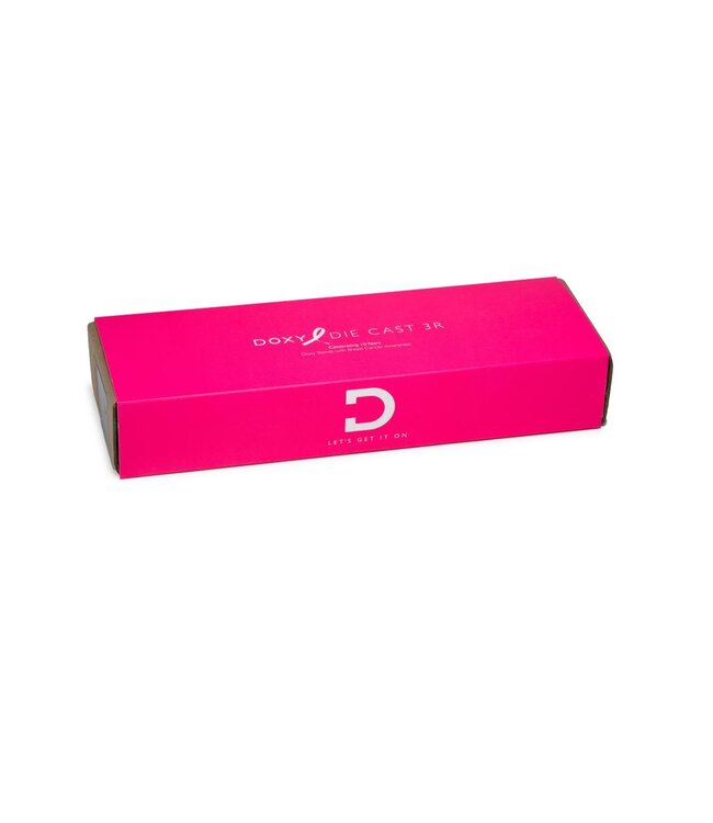 Die Cast 3R Rechargeable Wand Massager - Hot Pink