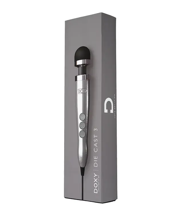 Die Cast 3 Compact Wand Massager - Silver