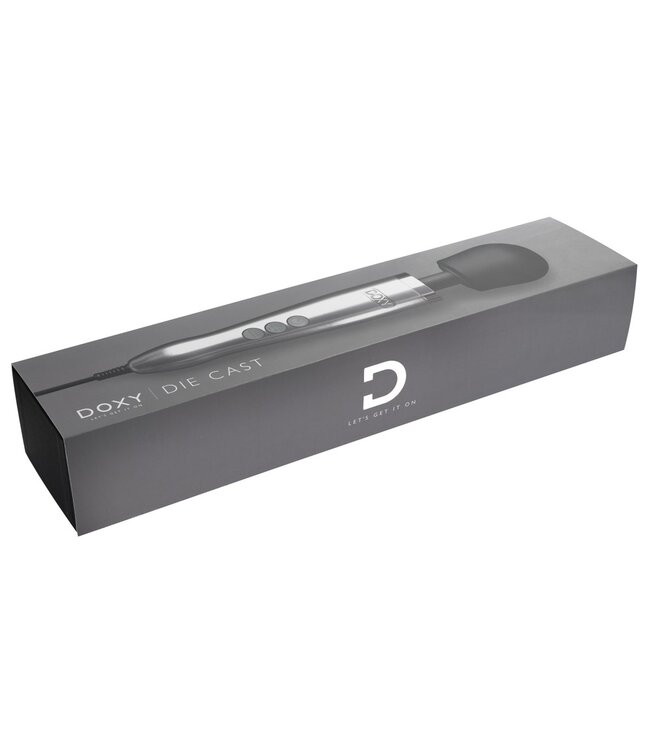 Die Cast Metal Wand Massager - Silver