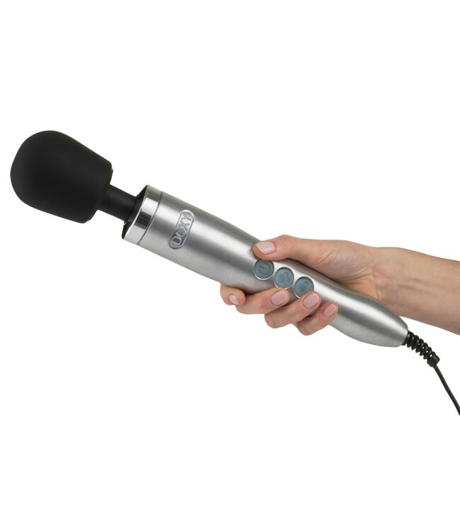 Die Cast Metal Wand Massager - Silver