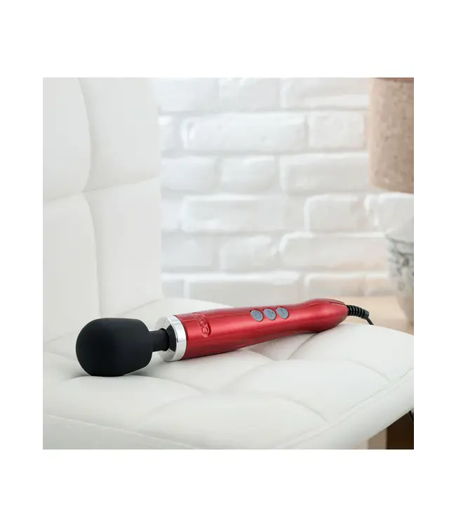 Die Cast Metal Wand Massager - Red