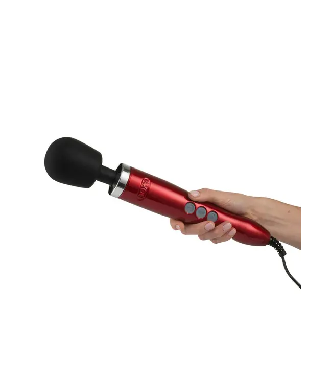 Die Cast Metal Wand Massager - Red