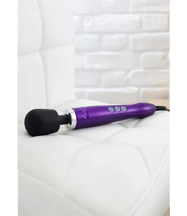 Die Cast Metal  Wand Massager - Purple