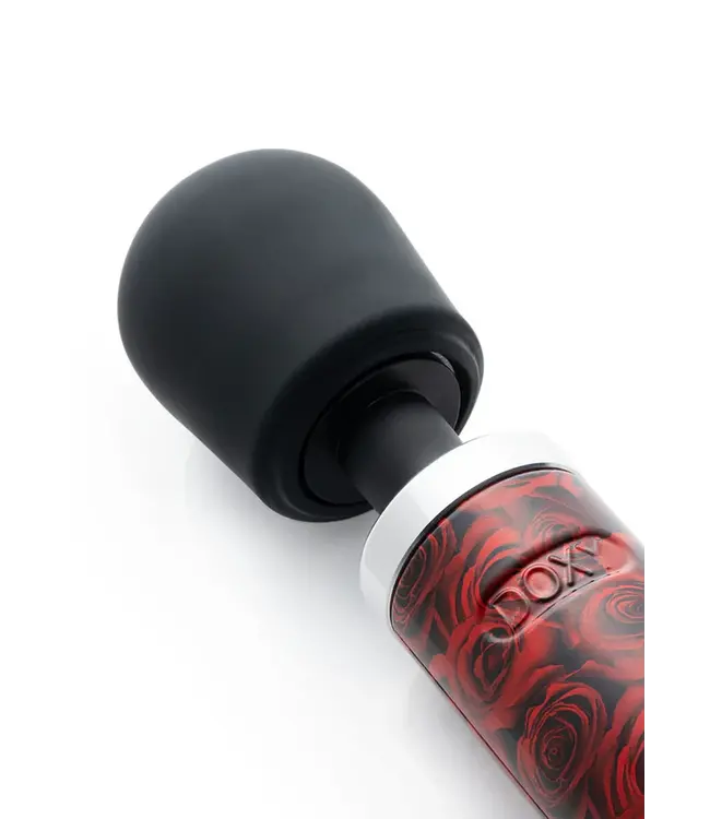 Die Cast Metal Wand Massager - Rose Pattern