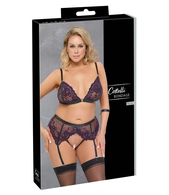 Delicate Bondage Lingerie Set PLus Size
