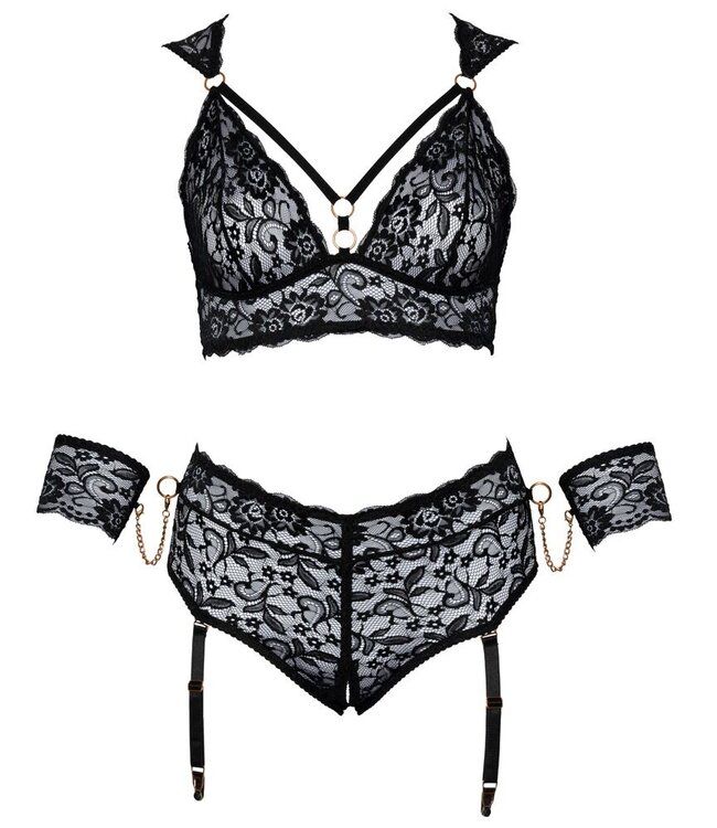 Delicate Bondage Lingerie Set - Plus Size