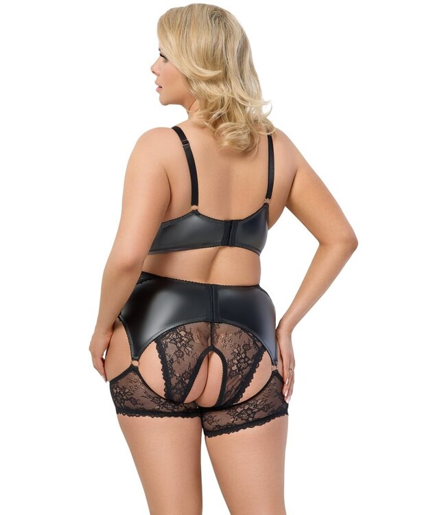 Kant En Wetlook Jarretel Set