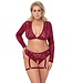 Cottelli CURVES Red Lace Top And Briefs Set