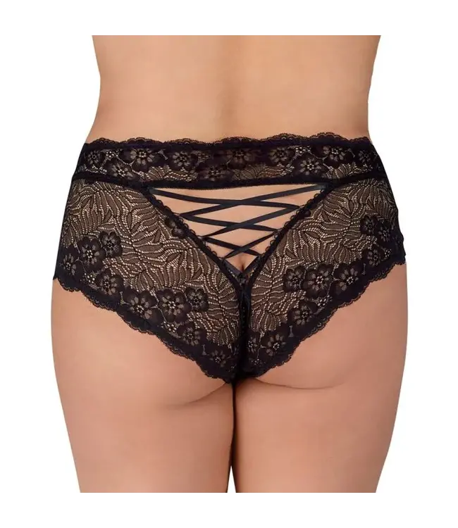 Kruisloze Veter Slip Zwart